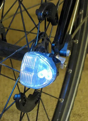 imagen de bicicleta con luz