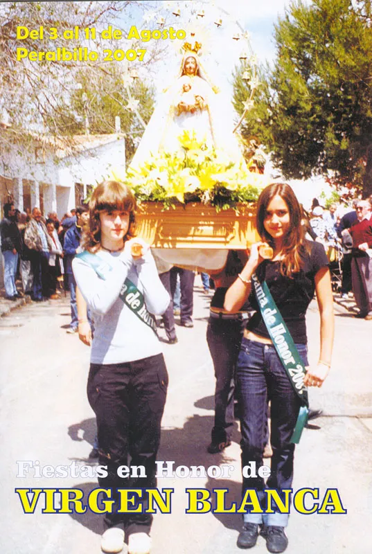 imagen portada programa Fiestas Virgen Blanca 2007