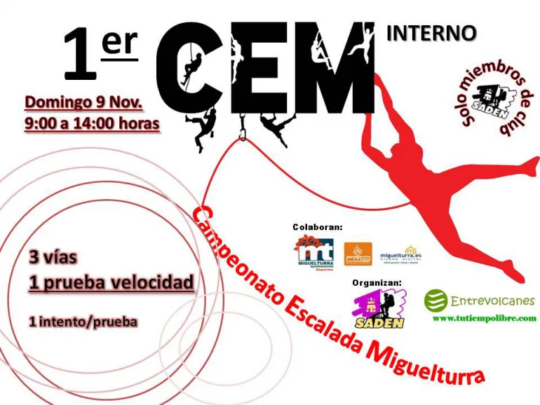 imagen cartel Primer Campeonato Local Escalada