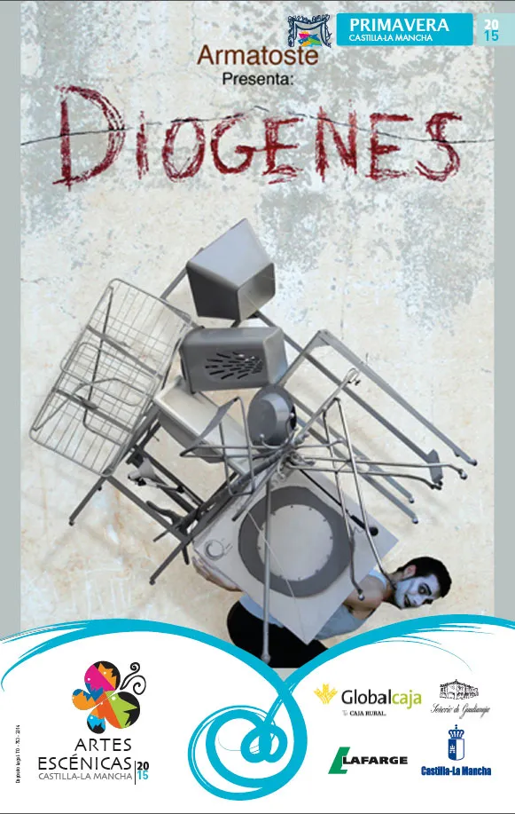 imagen cartel obra Diógenes, febrero 2015