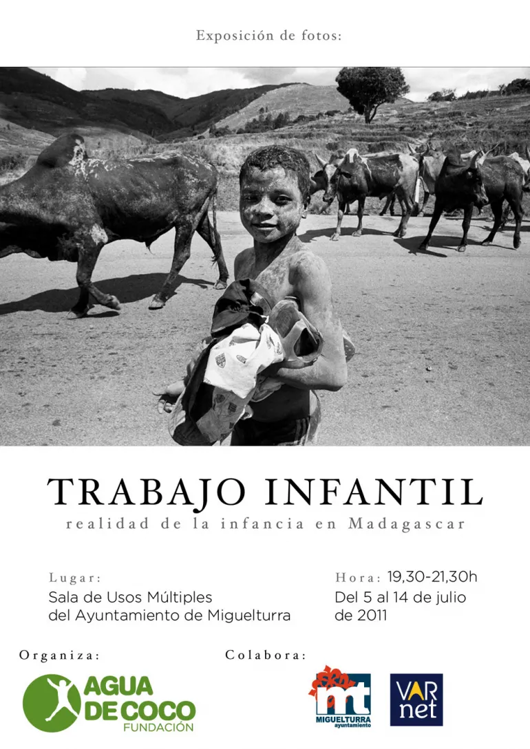 imagen exposición Trabajo Infantil en Madagascar