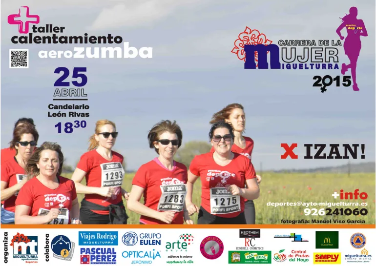 imagen cartel de la Tercera Carrera de la Mujer