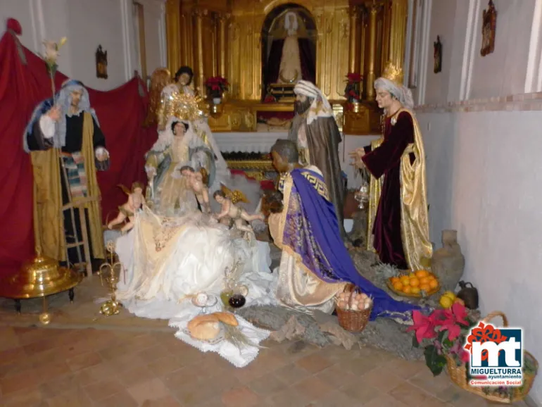 imagen de archivo de un belén participante en este certamen en Miguelturra