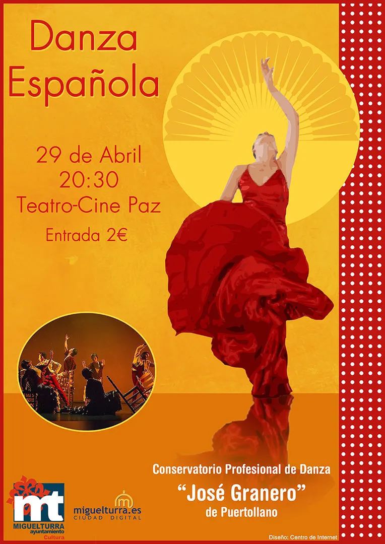 agenda imagen de cartel Danza Española José Granero de Puertollano