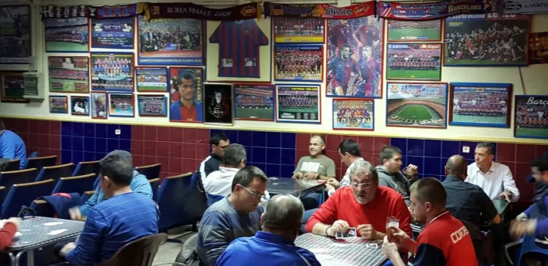 imagen de la tarde de concursos en la Peña Barcelonista de Miguelturra, noviembre 2016, imagen Ramón Peco