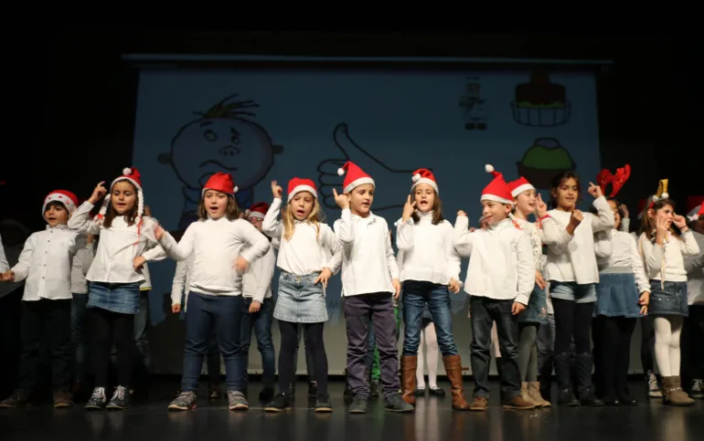 imagen del Colegio Benito Pérez Galdós celebración Navidad 2015
