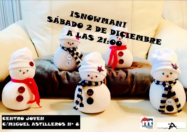 evento imagen de las actividades del sábado en el Centro Joven, 2 de diciembre 2017