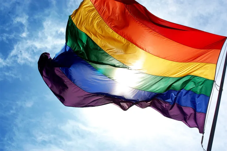 imagen de la bandera alusiva al colectivo LGTBI