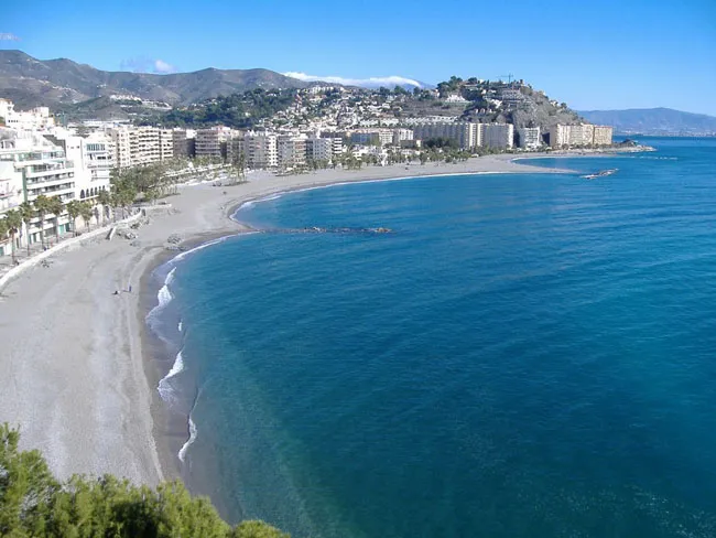 imagen de las playas de Almuñécar