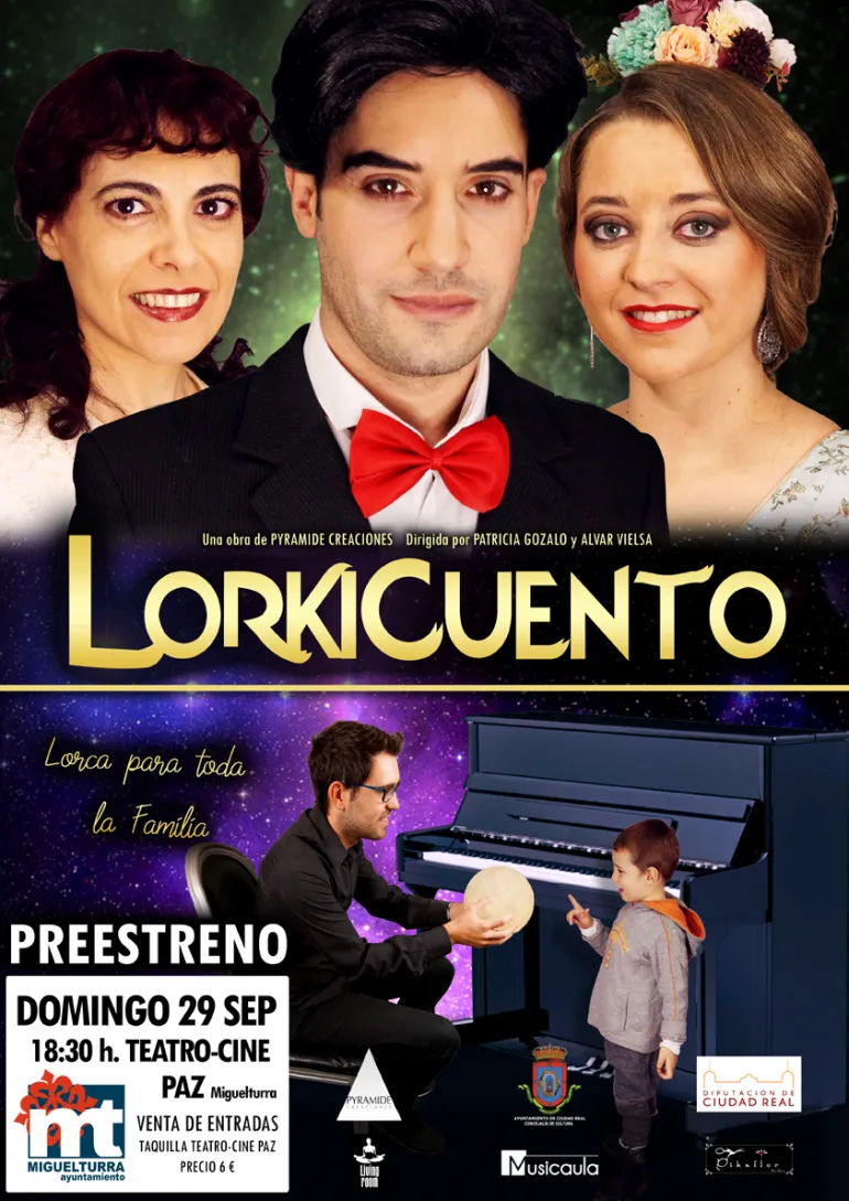 imagen del cartel LorkiCuentos, 29 septiembre de 2019 en Miguelturra