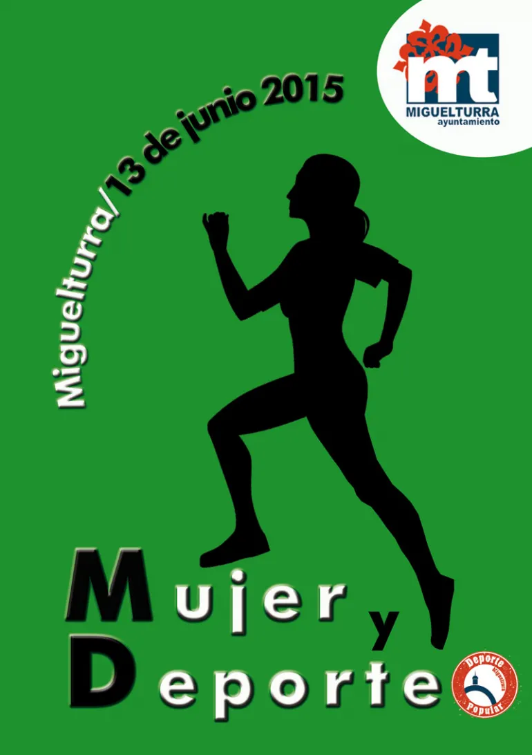 Portada del programa Mujer y Deporte 2015 Miguelturra
