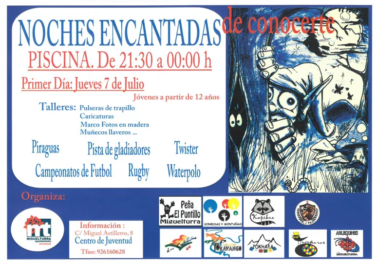 Cartel noches encantadas