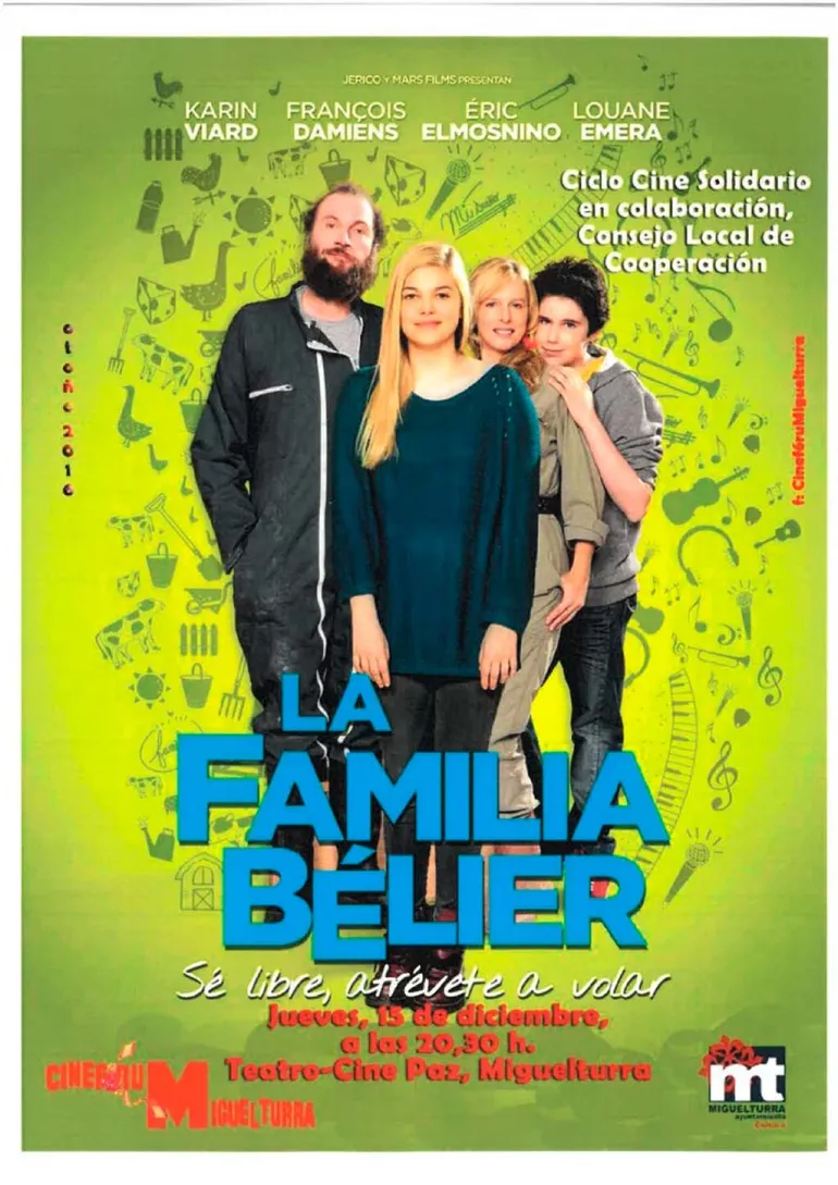 evento imagen del cartel de la película La familia Bélier