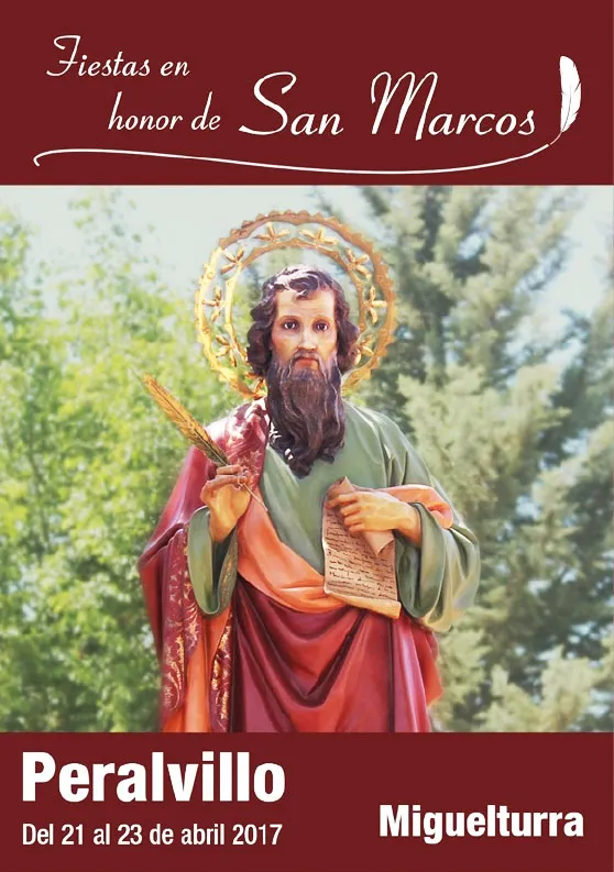 imagen de la portada del programa editado de las Fiestas de San Marcos 2017, Peralvillo