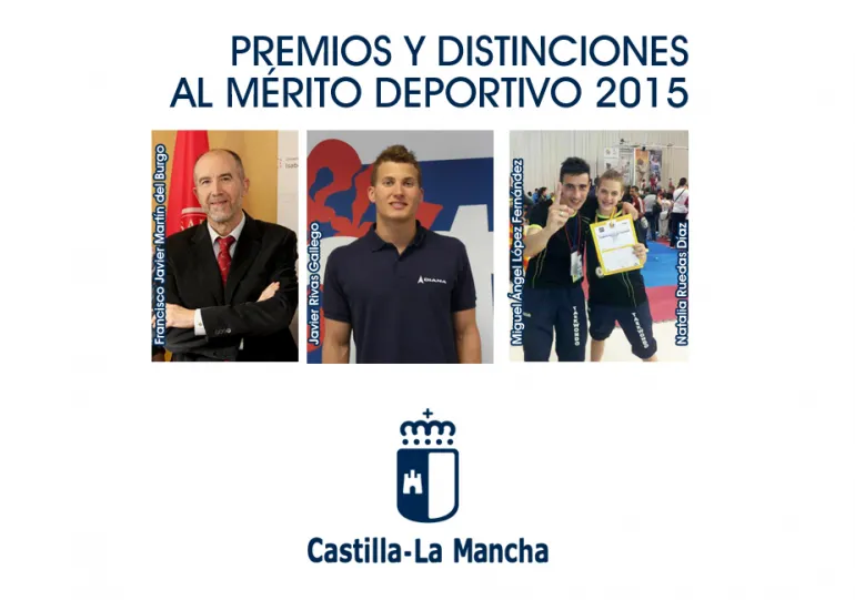 imagen premiados al Mérito Deportivo Junta de Comunidades de Castilla La Mancha año 2015
