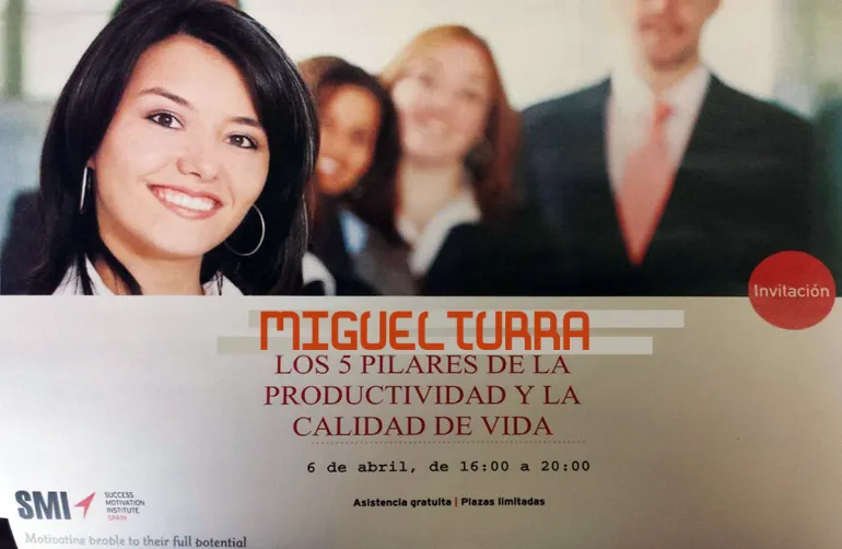 imagen anunciadora taller 5 pilares para la productividad, abril 2017