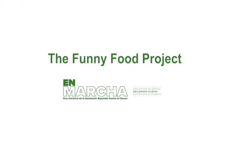imagen que abre el vídeo de la campaña Funny Food Project, julio de 2021