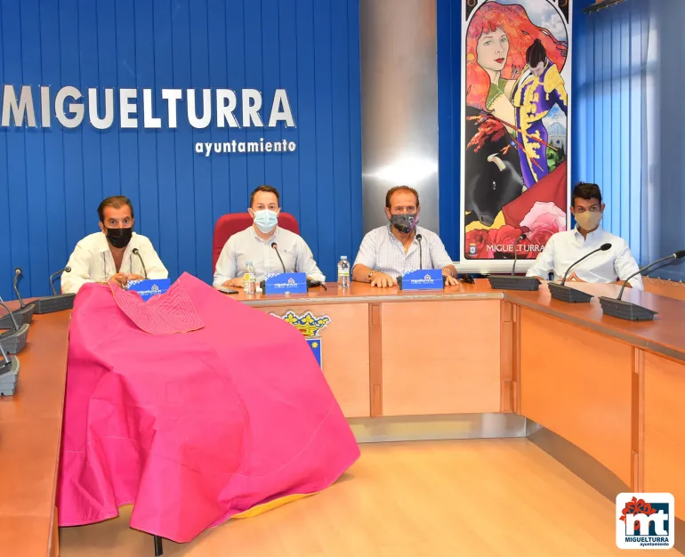 imagen de la presentación del evento taurino de agosto de 2021 en Miguelturra