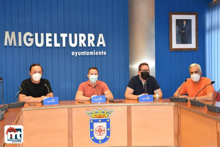 imagen de la rueda de prensa sobre el Carnaval, julio de 2021