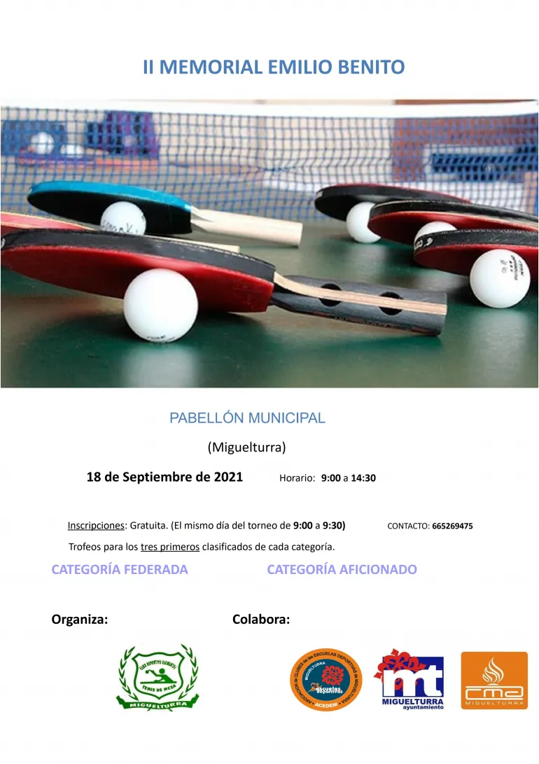 imagen cartel torneo tenis de mesa ferias y fiestas 2021