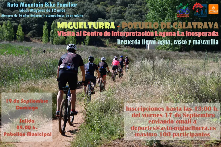 imagen cartel ruta mountain bike ferias y fiestas 2021