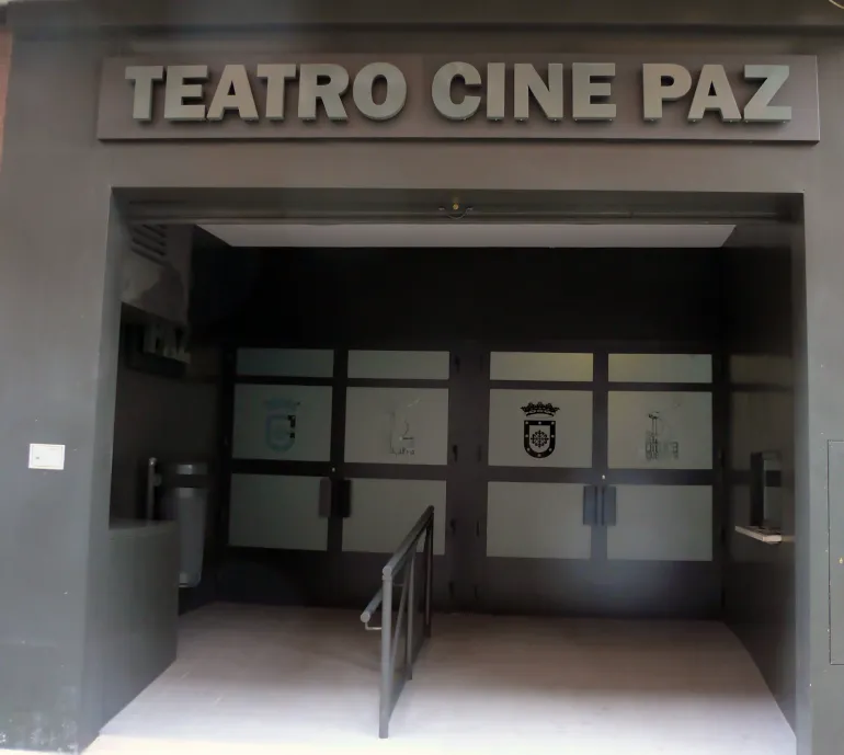 imagen de la fachada del teatro cine Paz, MIguelturra 2021