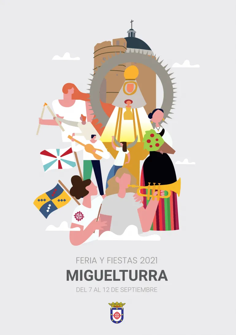 imagen publicitaria de las Ferias y Fiestas de Miguelturra 2021