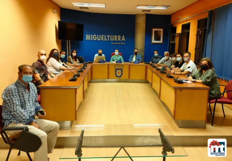 imagen de las personas presentes en la reunión, 29 septiembre de 2021