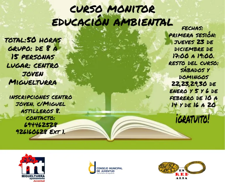 imagen del curso de monitor ambiental, diciembre 2021