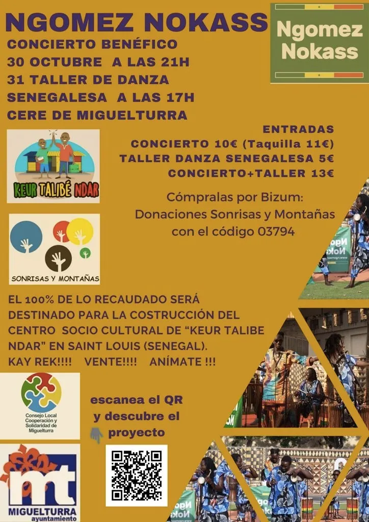 imagen de las actividades solidarias, octubre de 2021