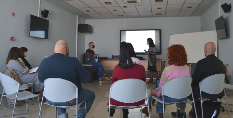 imagen del taller de nuevas masculinidades, Campo de Calatrava, noviembre 2021, imagen de Gabinete Prensa Multimedia