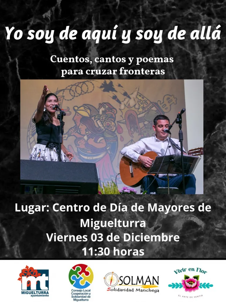 imagen cartel cuentos, poesía y música, diciembre 2021