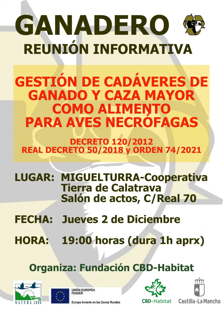 imagen reunión ganaderos en Miguelturra, diciembre 2021