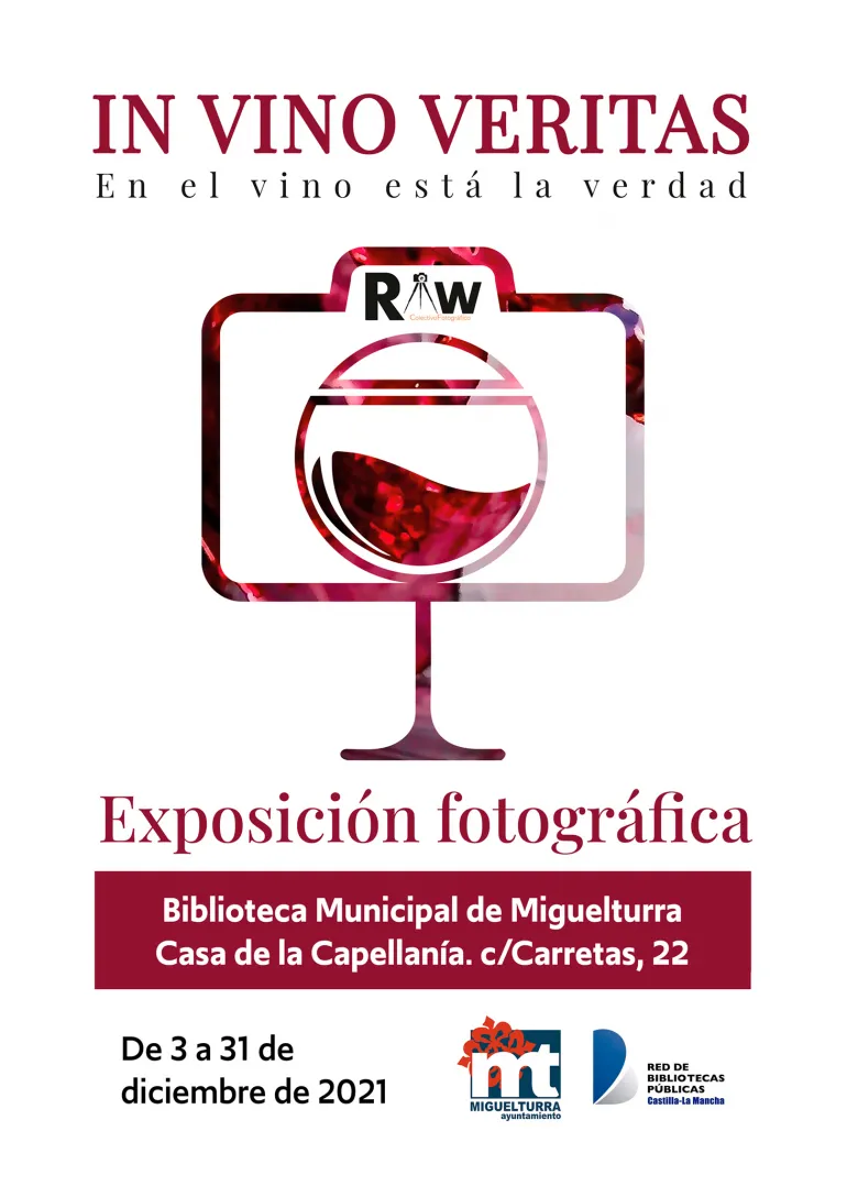 imagen cartel exposición fotográfica Colectivo RAW, diciembre 2021