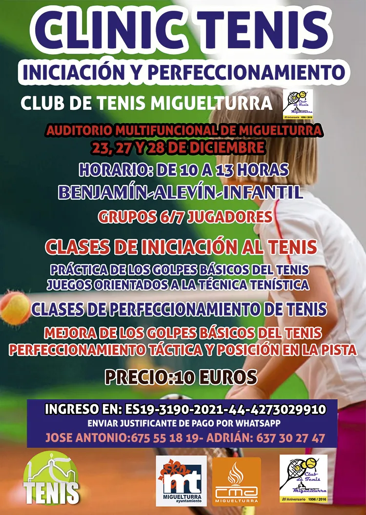 Clinic Navidad Tenis 2021