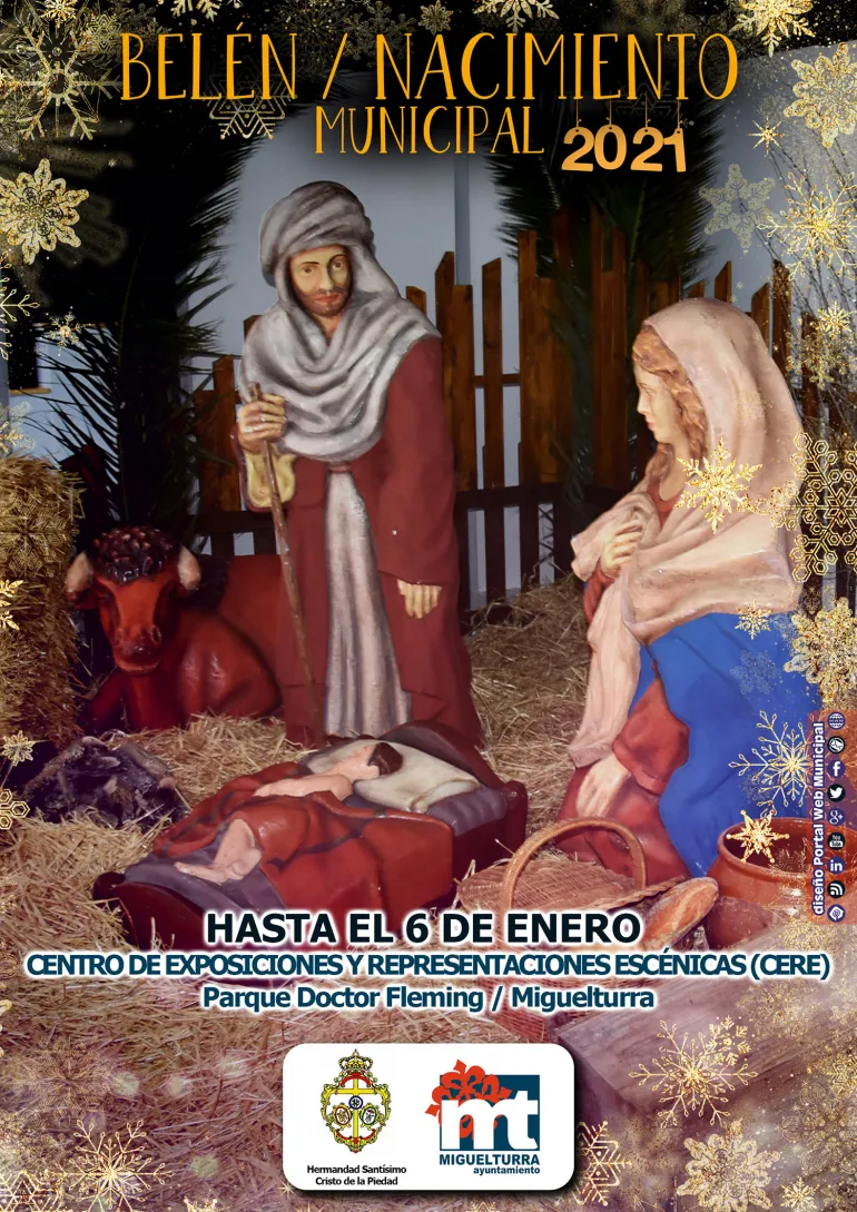 cartel Belén Municipal Navidad 2021