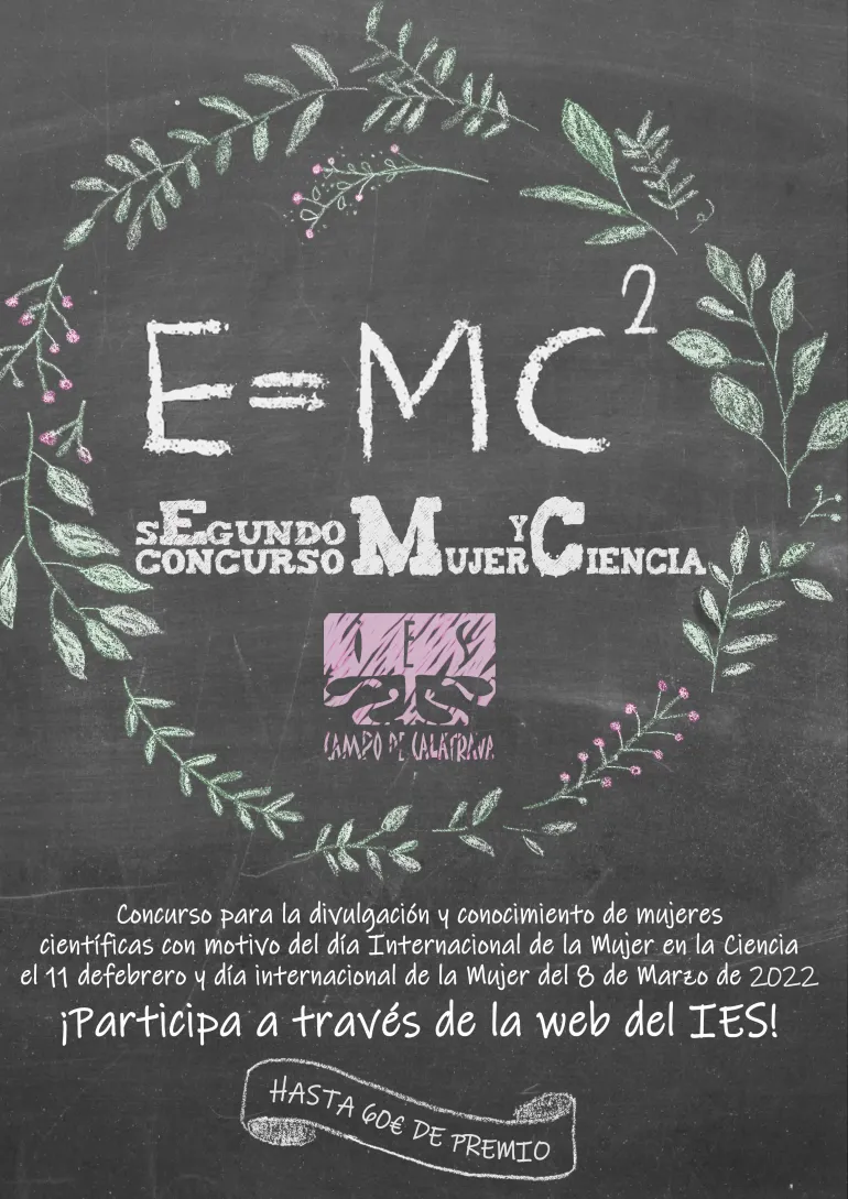 Cartel concurso Mujer en la Ciencia, año 2022