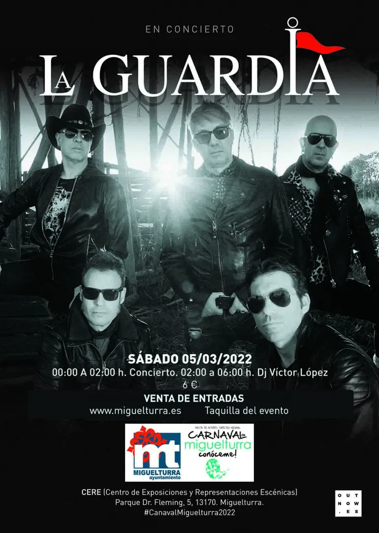 concierto La Guardia, Carnaval Miguelturra 2022