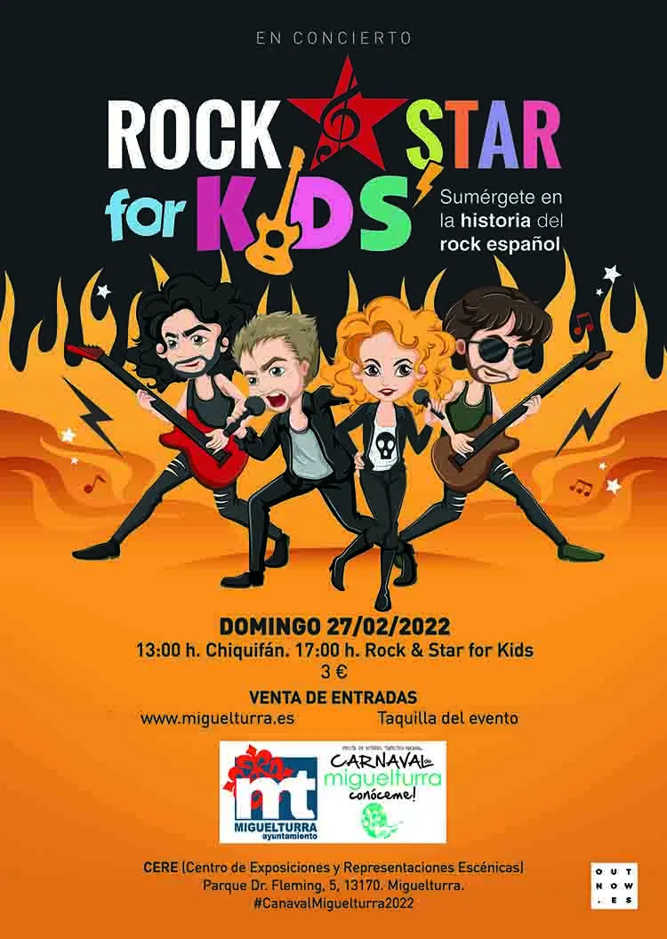 Rock and Star for Kids, Carnaval 2022 Miguelturra