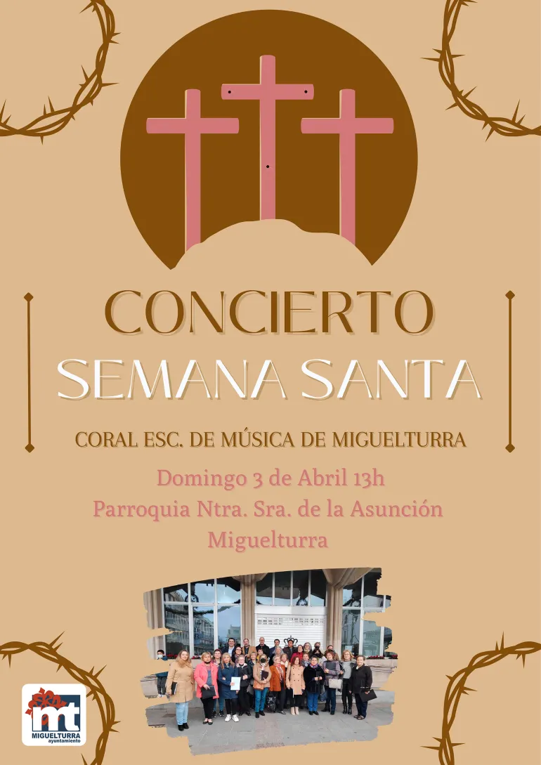 concierto Coral Polifónica Escuela Música, abril 2022