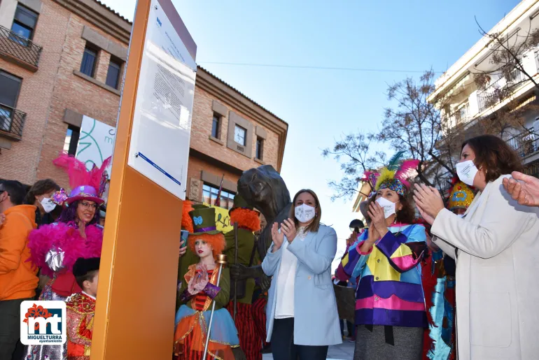 inauguración placa Carnaval, marzo 2022