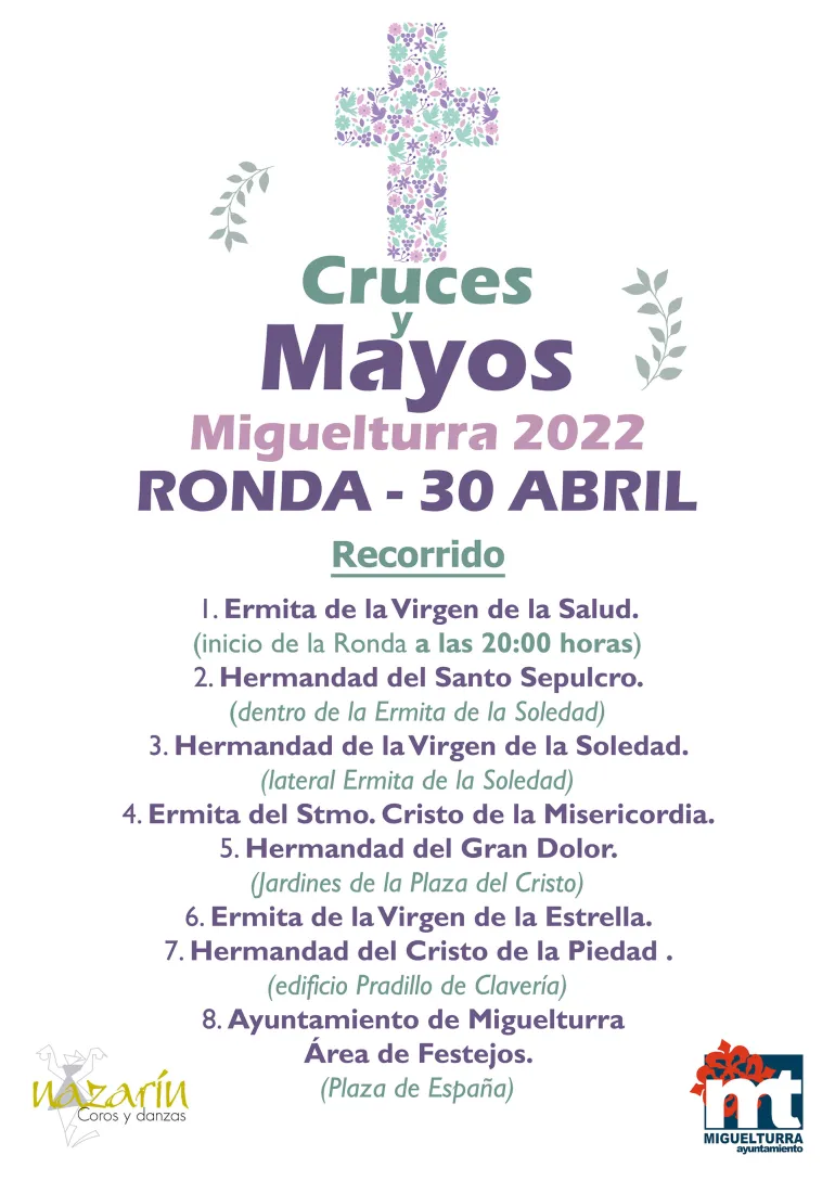 imagen del cartel Ronda Cruces y Mayos, Miguelturra 2022