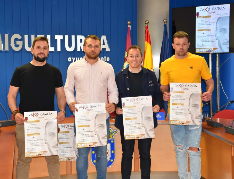 imagen de la presentación del Festival Pako García, Miguelturra abril de 2022