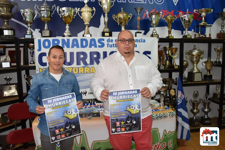 imagen presentación Jornadas Churriegas de Fútbol, mayo 2022