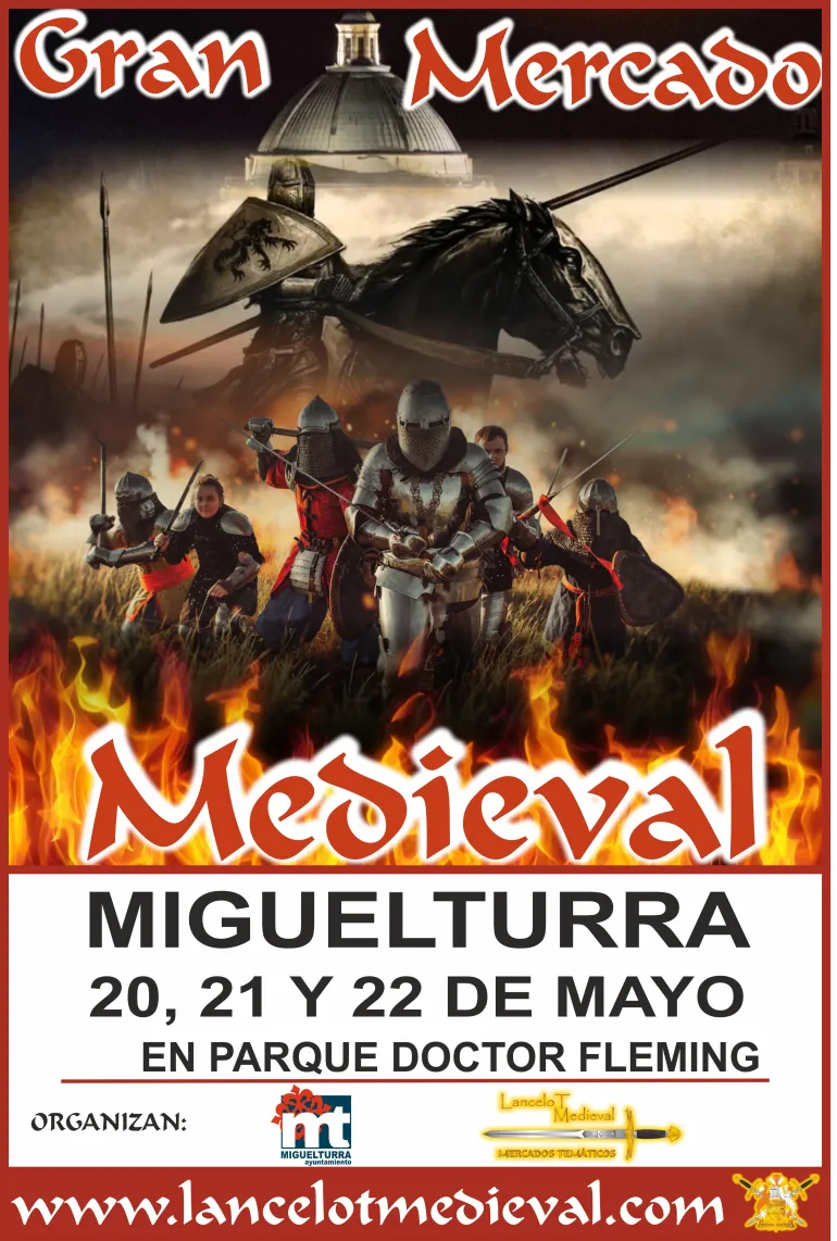 imagen cartel mercado medieval, mayo 2022