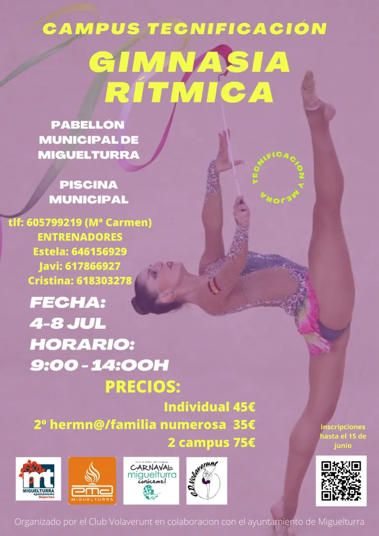 curso tecnificación gimnasia rítmica, verano 2022, página 1