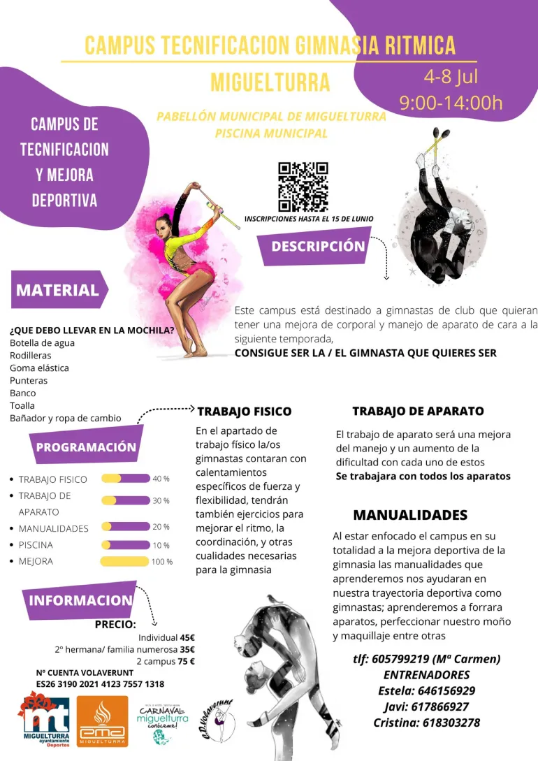 curso tecnificación gimnasia rítmica, verano 2022, página 2