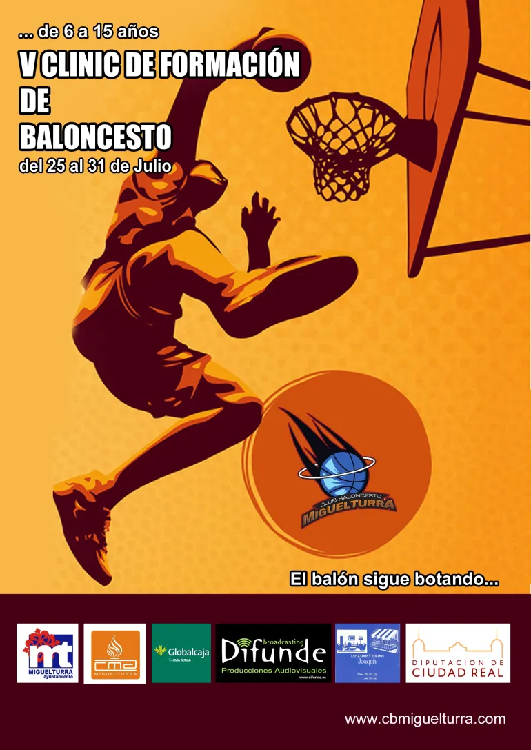 Clinic de Formación de Baloncesto, julio 2022, página 1