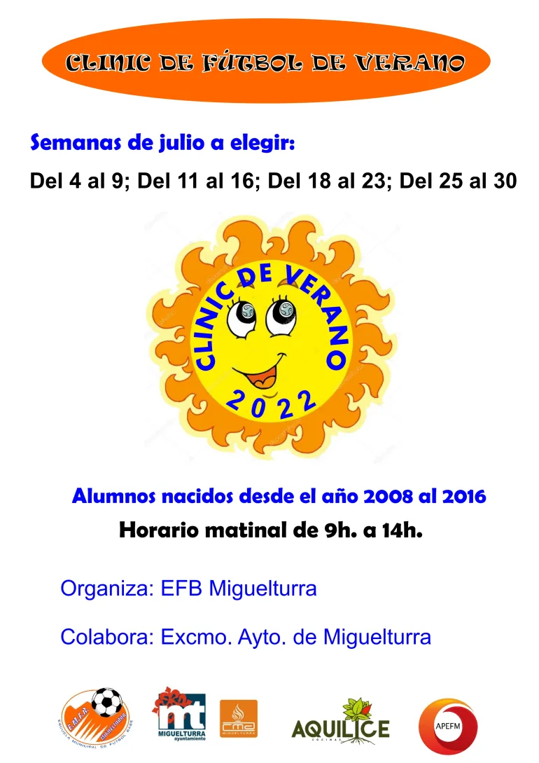 clinic fútbol verano 2022, pagina 1