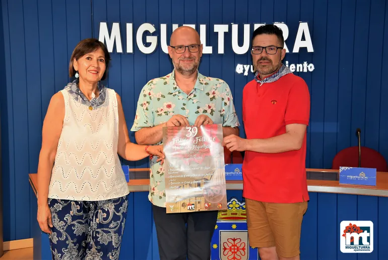 presentación Festival Folclore Villa Miguelturra, julio 2022